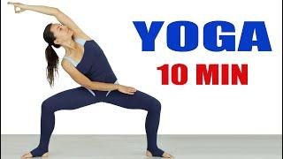 YOGA EN 10 MINUTOS | YOGA EN CASA | PARA PRINCIPIANTES | MalovaElena