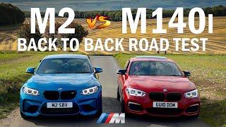 BMW M140i vs M2 - how BMW's top hot hatch compares to M equivalent. Long and detailed road test. 4K