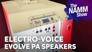 NAMM 2025: Electro-Voice Evolve 70 & 90 Column PA Speakers