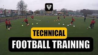 TECHNICAL FOOTBALL TRAINING | U9 - U10 - U11 - U12 - U13 - U14 | SOCCER EXERCISES | Thomas Vlaminck