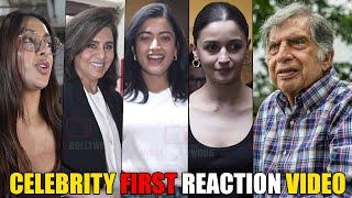 Alia Bhat, Rashmika Mandana, Neetu Kapur, Anushka Video Reaction on Ratan Tata News