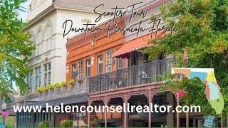 Helen Counsell Realtor Scooter Tour Downtown Pensacola Florida