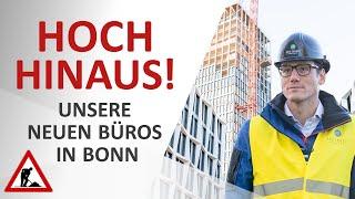 Unsere neuen Büros in Bonn: Baustellenbesichtigung