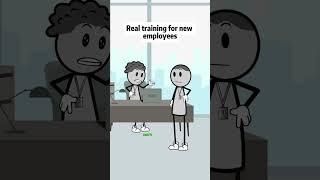 Real training for new employees #animations #manager