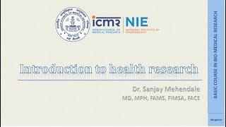 01 Introduction to health research