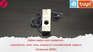 Zigbee модуль для измерения напряжения, силы тока, Мощности и потребляемой энергии Zemismart SPM01