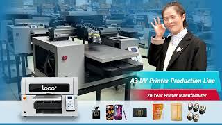 UV Flatbed Printer Factory, small a3 uv printer for glass, bottle, mental, gift, Two Uses.