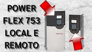 Power Flex 753 partida local e remoto | EducaDrives