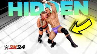 Yes.. these animations are hidden in WWE 2K24