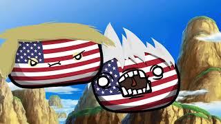 Trump and Biden debate - Countryball animation