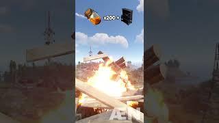 Самый дешевый способ рейда стен в РАСТ/RUST! #shorts #rust #кгые #hfcn