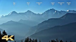 Alpenpanorama (Nahaufnahme) von Vorsass - Niederhorn, ~1680 m | Berner Alpen 