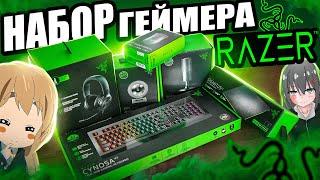 НЕ Бюджетный Набор Геймера RAZER с DNS | Клавиатура, мышь, наушники, коврик, микрофон, вебка рейзер