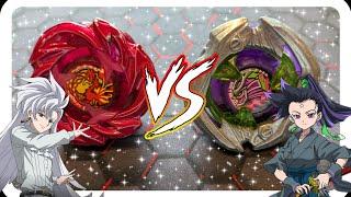 SPEED!!!! Phoenix Rudder vs Samurai Saber -Burn vs Tenka- | Beyblade X Battle! ベイブレード X