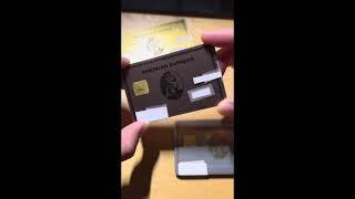 AMEX GOLD CARD DESIGNS ( Gold , Rose Gold , White Gold )