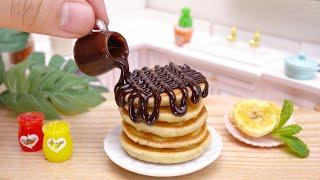 Delicious Miniature Banana Pancake Recipe | Homemade Tiny Dessert Tutorial | Miniature Cooking World