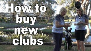 How to buy new golf clubs.