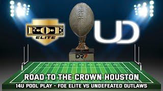 FOE Elite vs Undefeated Outlaws 14u Pool Play Highlights | DR7 Road to the Crown Houston