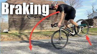 How to STOP - when Off Road Cycling.