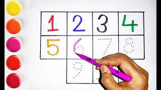 1234 Number | 1234 Learning for kids | Mantu Study Class | Learn With Tasnia | Tun Tunn Show