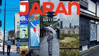 Japan vlog | Osaka, Kyoto and Nara in 4 days, things to do, food to eat and places to visit