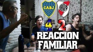 Boca 4 River 2 REACCION EN FAMILIA | Agustin Gutierrez