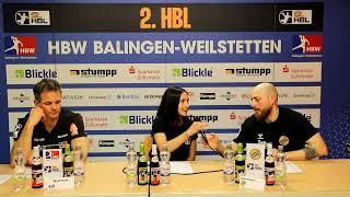 Pressekonferenz zum Spiel HBW Balingen-Weilstetten vs. HSG Konstanz