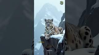 The Snow Leopard – The Ghost of the Mountains! ️#wildlifewhiz #ytshorts #snowleopard  #animalfacts