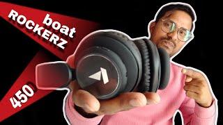 Boat Rockerz 450 Wireless Headphone  Unboxing Review Best sound 15 hours battery life