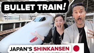 Riding Japan's Fastest Bullet Train  Crazy Shinkansen Experience from Osaka to Tokyo