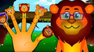 Lion Finger Family And Many More | Videogyan Finger Family Rhymes