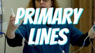 Primary IV Line Setup | Nurse Skill Demo