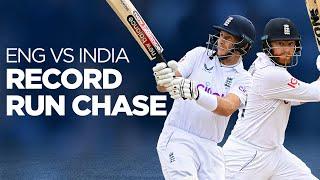 Bairstow & Root  India |  Run Chase to Win IN FULL | ⏮️ England v India 2022