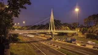 New Greystone Footbridge Installation - time-lapse