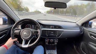 Kia Rio x line on the roads of Russia (Moscow)