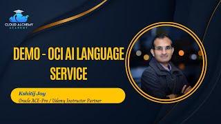 Demo : OCI AI Language Service