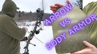 can arrows go through modern body armor?