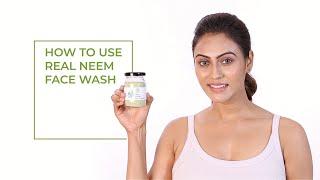 How to Use 100% Natural Real Neem Facewash by Brillare