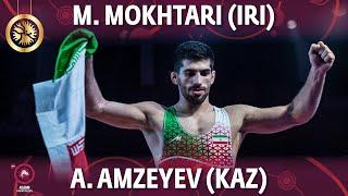 Mohammad Reza Mokhtari (IRI) vs Abylaikhan Amzeyev (KAZ) - Final // Asian Championships 2022