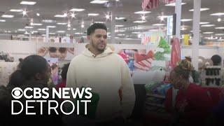 Detroit Pistons forward Tobias Harris delivers holiday cheer to Metro Detroit families