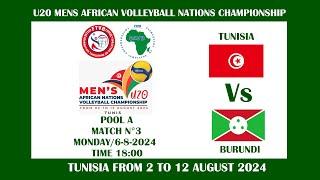 DAY 2 POOL A MATCH N°4 TUNISIA VS BURUNDI