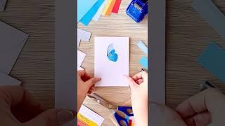 Mini kit makes ASMR butterflies  #asmr #craftideas #minimakes #cardcreations #diy