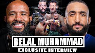 BELAL MUHAMMAD on TRAINING w/ KHABIB, LEON WIN, SHAVKAT or USMAN?! | EXCLUSIVE INTERVIEW!