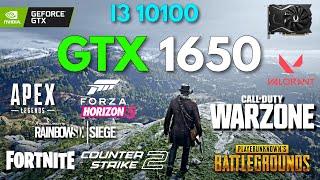 GTX 1650 + i3 10100 Test In 8 Games In 2024!