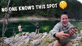 Revealing Our Hidden Fishing Spot! Will We Catch Anything?