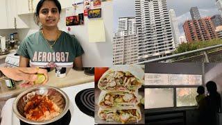 மாமனார் ஏன் கனடா வர்ல| Thursday Routine With My Kids | Chicken Wrap and Thalucha Pori Recipe