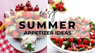 12 Easy Summer Appetizers Ideas! #summerrecipes #recipes #sharpaspirant