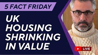 2025 Fact Friday. How much UK Housing is shrinking in value this year.