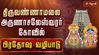 LIVE:திருவண்ணாமலை ஸ்ரீஅருணாச்சலேஸ்வரர் கோயில் | பிரதோஷ வழிபாடு | Pradosham-Nandhi Abishegam-Jothitv