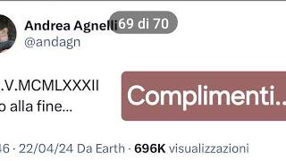 Complimenti...